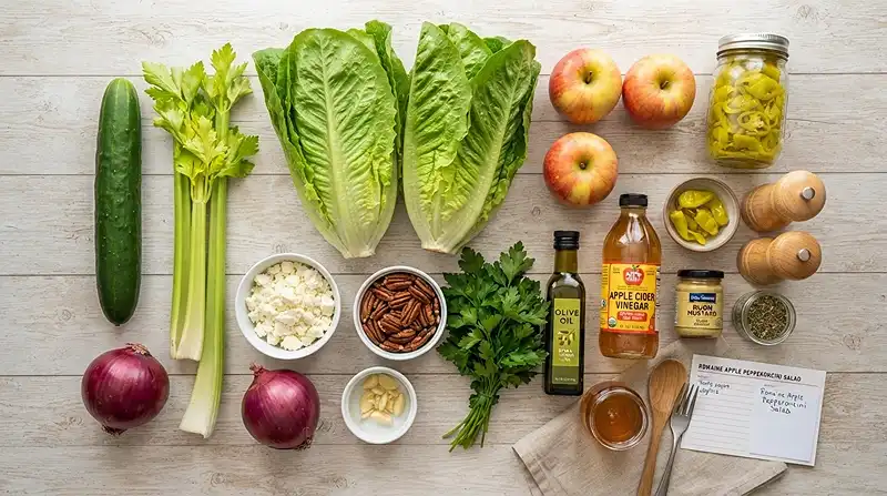 Best Romaine Apple Pepperoncini Salad Recipe