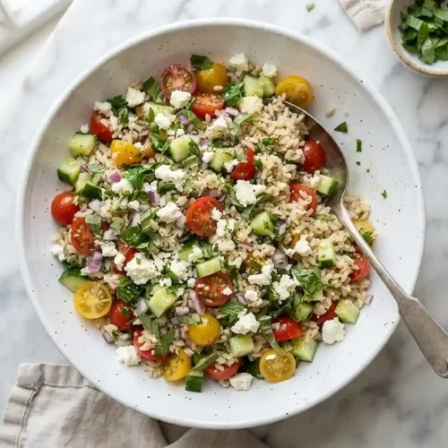 Brown Rice Tomato Herb Salad 5 Brown Rice Tomato Herb Salad
