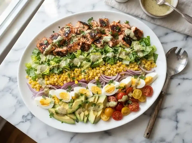 Chili Lime Salmon Cobb Salad