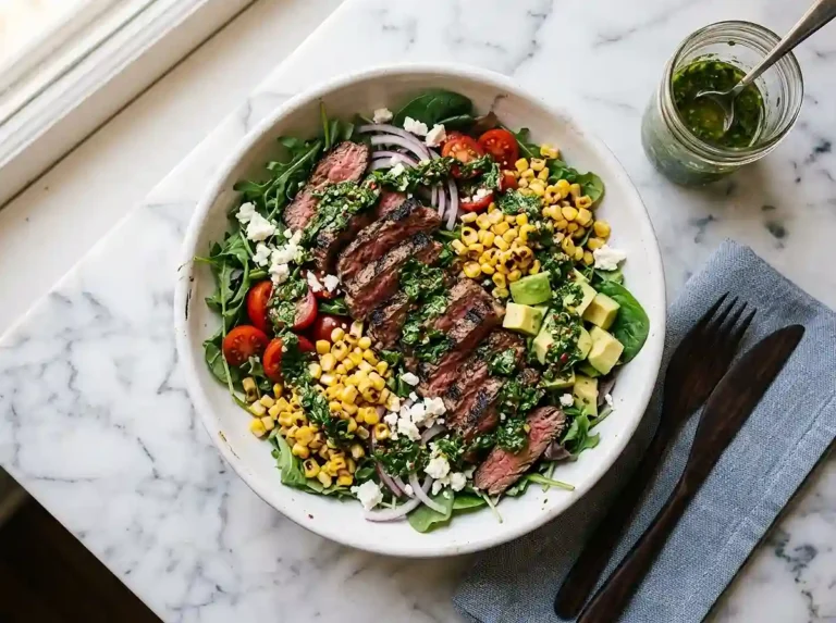 Chimichurri Steak Sweet Corn Salad