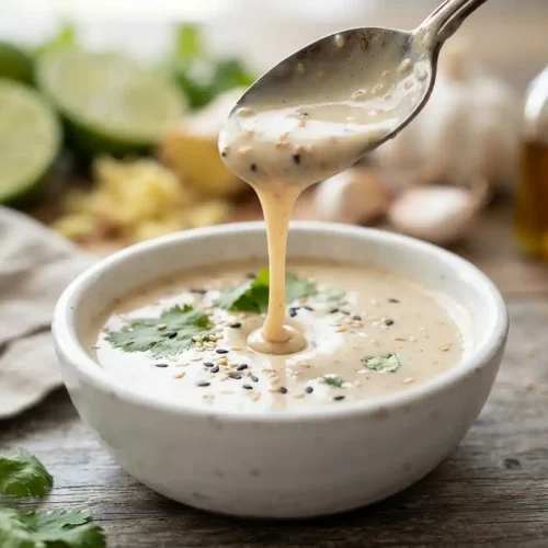 Creamy Sesame Lime Dressing