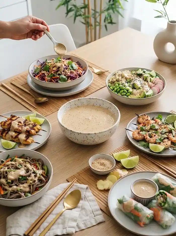 Creamy Sesame Lime Dressing for Salads