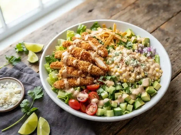 Crispy Chicken Street Corn Chopped Salad