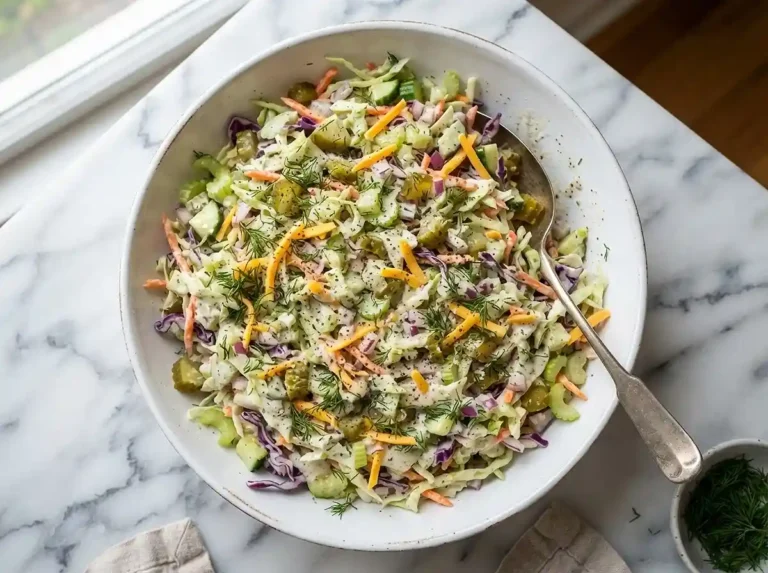 Dill Pickle Ranch Slaw Salad