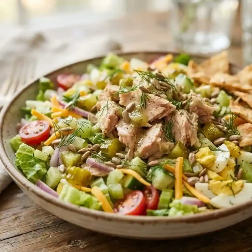 Dill Pickle Tuna Crunch Salad 5 Dill Pickle Tuna Crunch Salad
