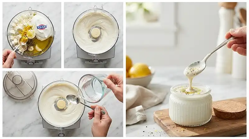Whipped Feta Lemon Pepper Dressing Recipe 3 Easy Homemade Whipped Feta Lemon Pepper Dressing