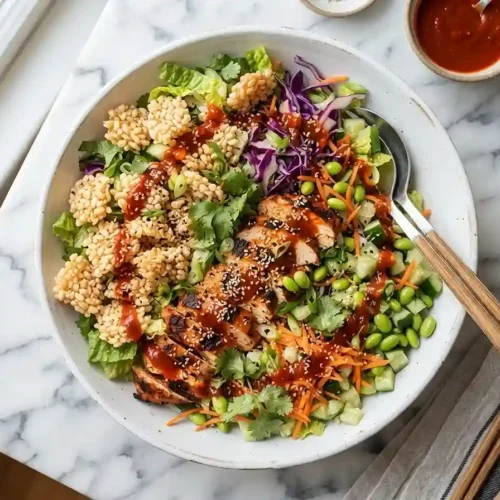 Gochujang Chicken Rice Crunch Salad 5 Gochujang Chicken Rice Crunch Salad