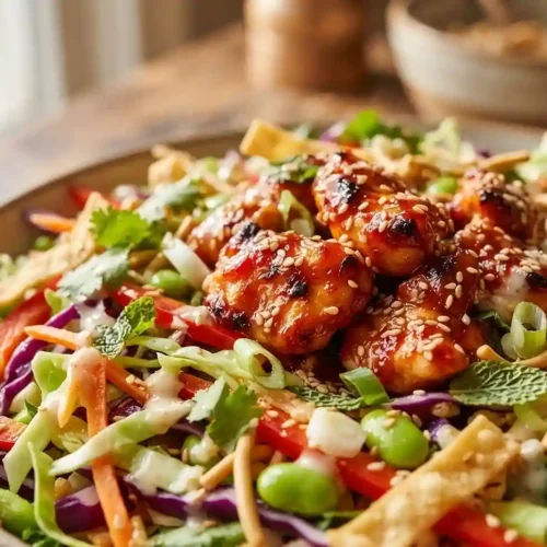 Gochujang Chicken Slaw Bowl