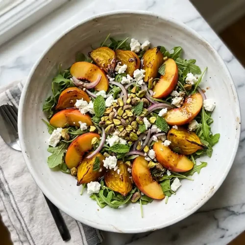 Golden Beet Nectarine Feta Salad 5 Golden Beet Nectarine Feta Salad