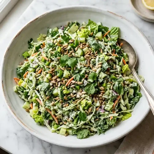 Green Herb Slaw Chop Salad 5 Green Herb Slaw Chop Salad
