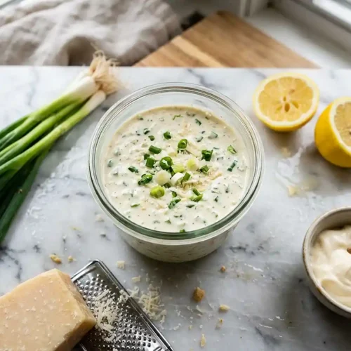 Green Onion Parmesan Dressing 5 Green Onion Parmesan Dressing