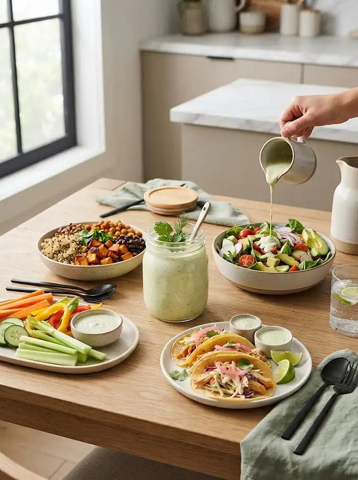 Cottage Cheese Ranch Verde Dressing 4 Healthy Cottage Cheese Ranch Verde Dressing