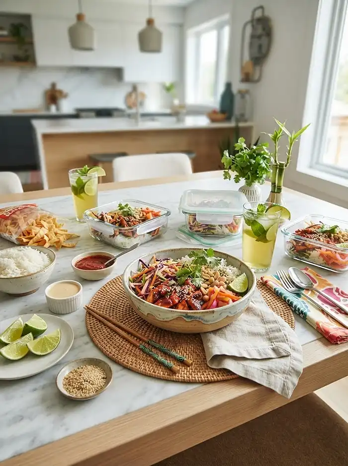 Healthy High-Protein Gochujang Chicken Bowl