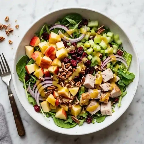Honey Mustard Turkey Apple Salad 5 Honey Mustard Turkey Apple Salad
