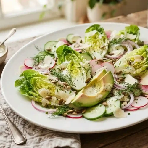 Little Gem Dill Avocado Salad 5 Little Gem Dill Avocado Salad