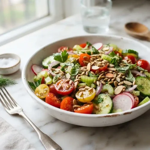 Marinated Tomato Cucumber Crunch Salad 5 Marinated Tomato Cucumber Crunch Salad