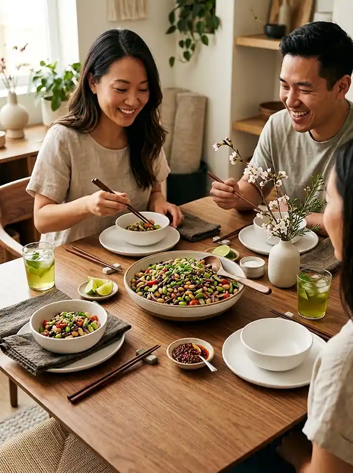 Miso Sesame Dense Bean Salad 4 SESAME MISO