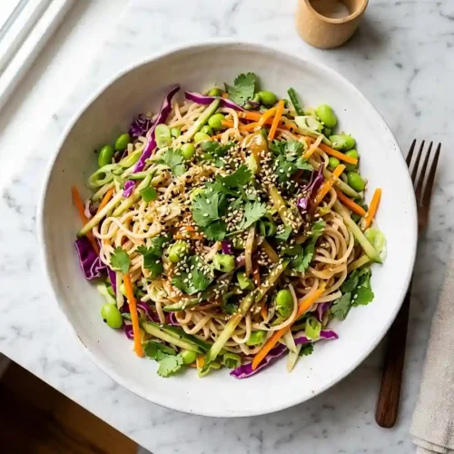 Sesame Ginger Rice Noodle Slaw 5 Sesame Ginger Rice Noodle Slaw