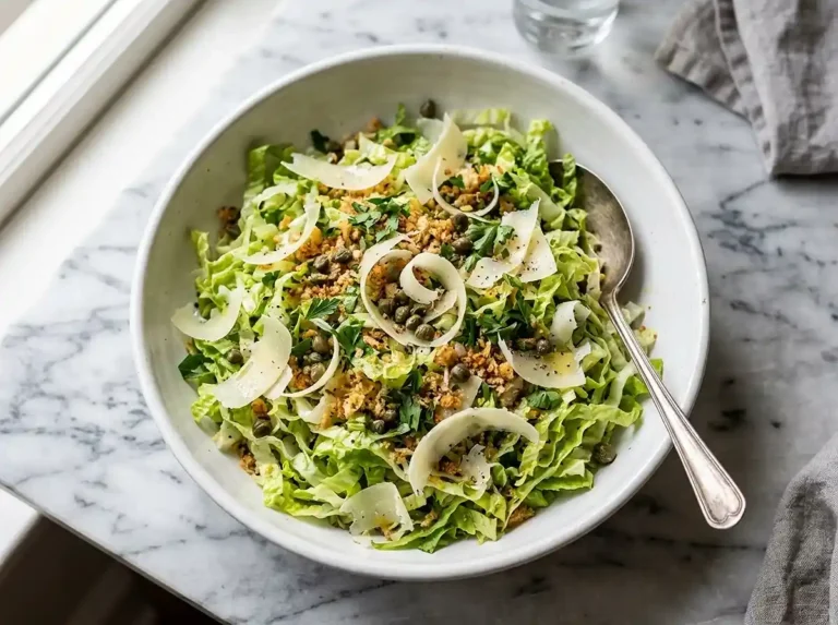 Salad Alchemy 10 Shaved Lettuce Caper Parmesan Salad