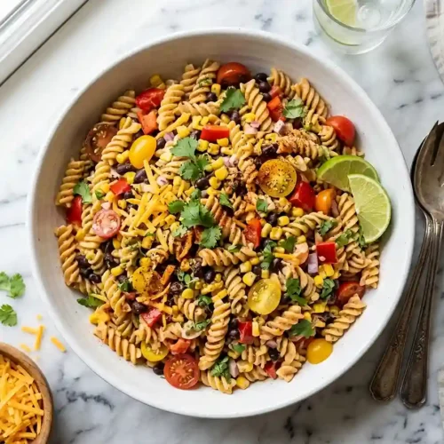 Smoky Corn Black Bean Pasta Salad