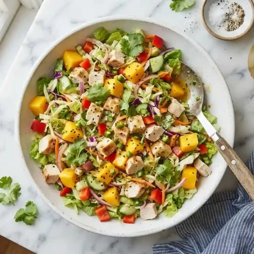 Spicy Mango Chicken Chopped Salad 5 Spicy Mango Chicken Chopped Salad