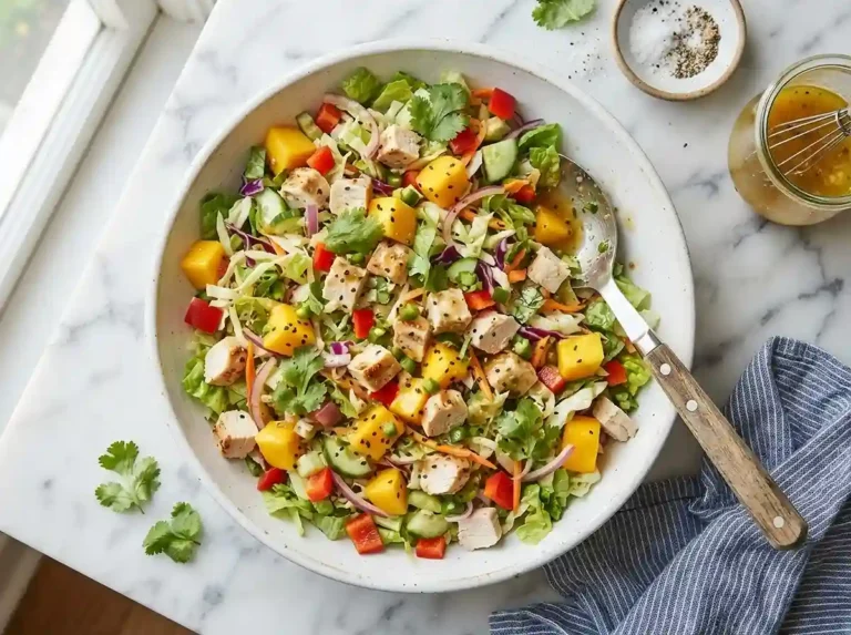 Spicy Mango Chicken Chopped Salad