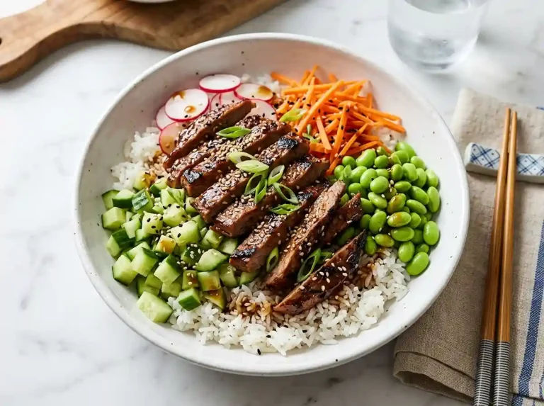 Salad Alchemy 8 Teriyaki Steak Cucumber Rice Salad