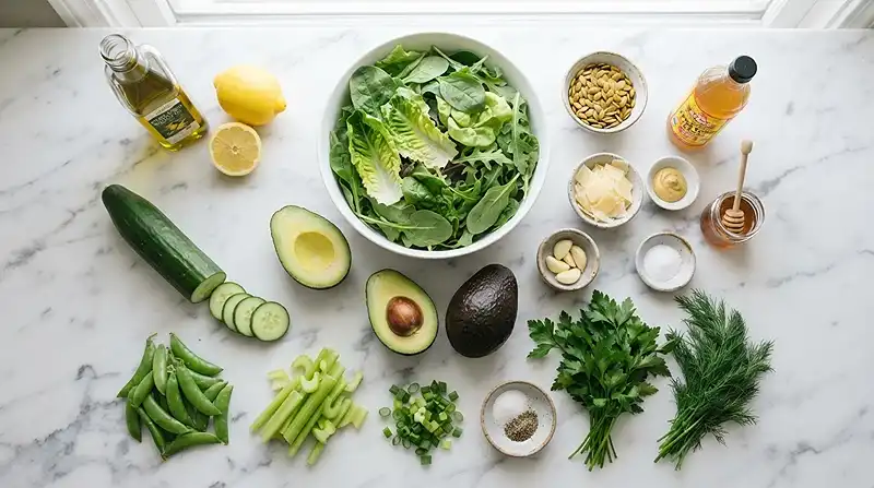 Avocado Pepita Crunch Green Salad 2 avocado pepita salad