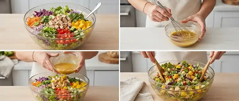 Spicy Mango Chicken Chopped Salad 3 chopped salad