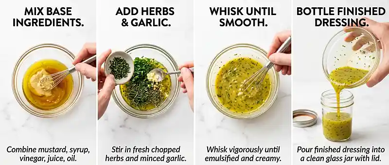 Maple Dijon Herb Dressing 3 dijon herb dressing