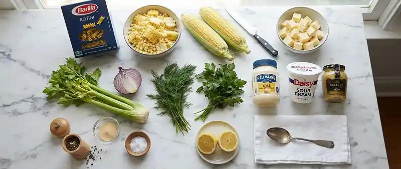 Dill Havarti Corn Pasta Salad 2 dill havarti salad