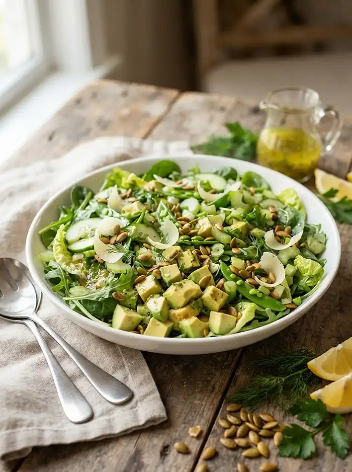 Avocado Pepita Crunch Green Salad 4 green salad