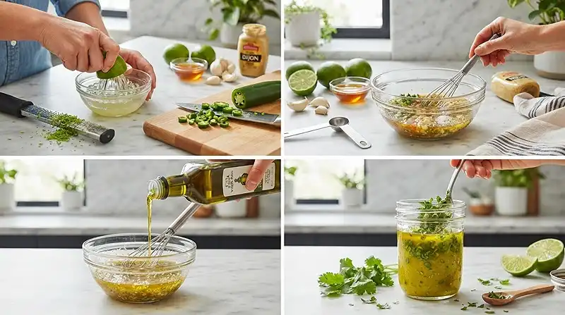 Honey Jalapeno Lime Vinaigrette 3 jalapeno lime dressing