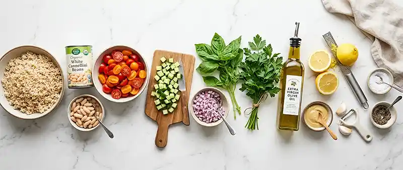lemon basil salad