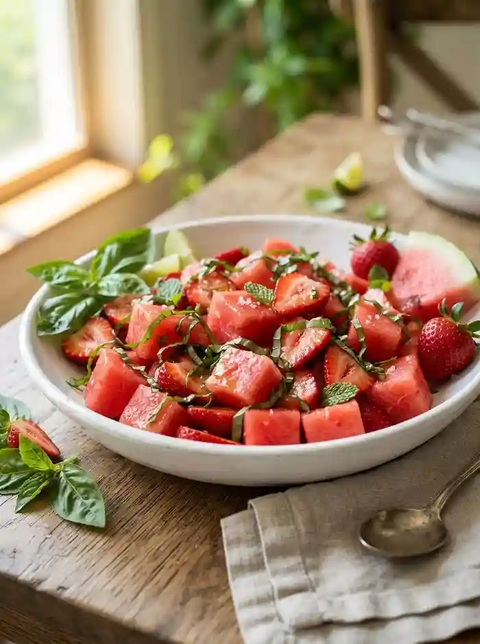 lime basil salad