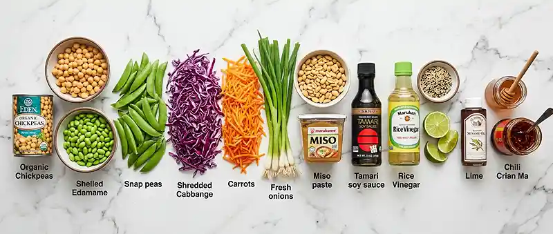 Miso Sesame Dense Bean Salad 2 miso sesame