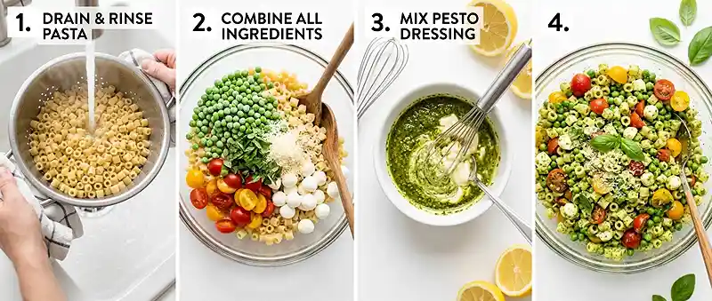 pea ditalini salad
