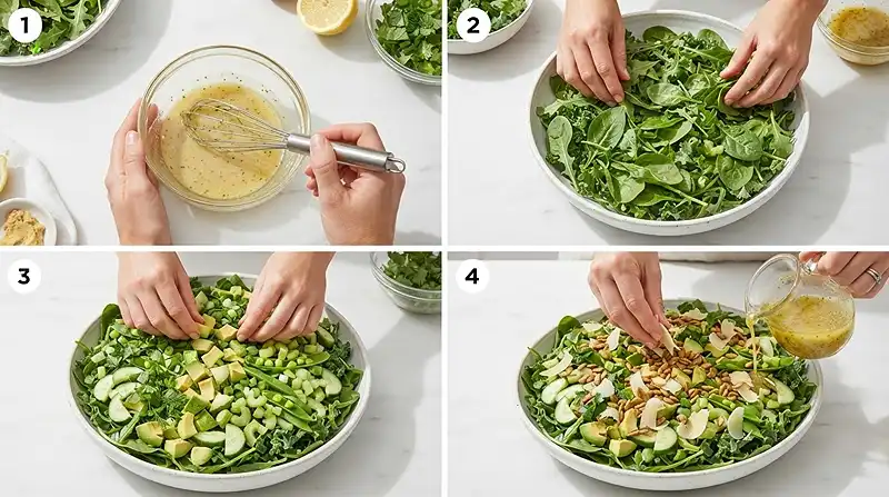Avocado Pepita Crunch Green Salad 3 pepita crunch salad