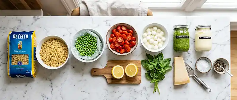 pesto pea salad