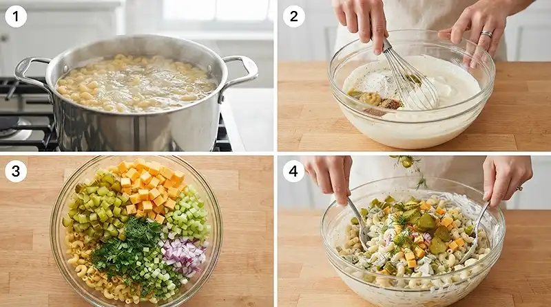 pickle mac salad