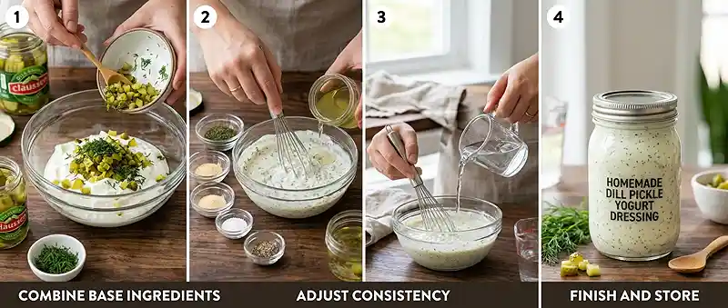 Dill Pickle Yogurt Dressing 3 pickle yogurt dressing