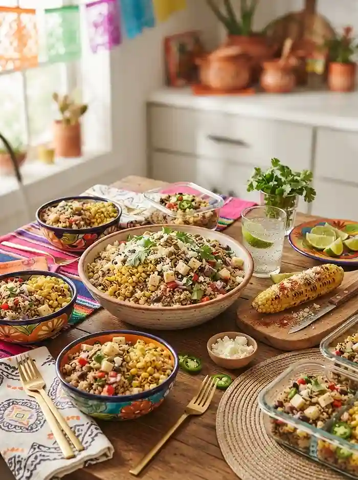 Pepper Jack Street Corn Quinoa Salad 4 potluck salad