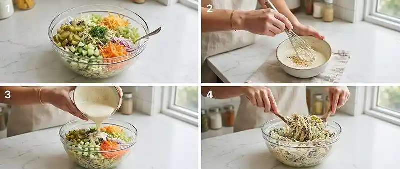 Dill Pickle Ranch Slaw Salad 3 ranch slaw