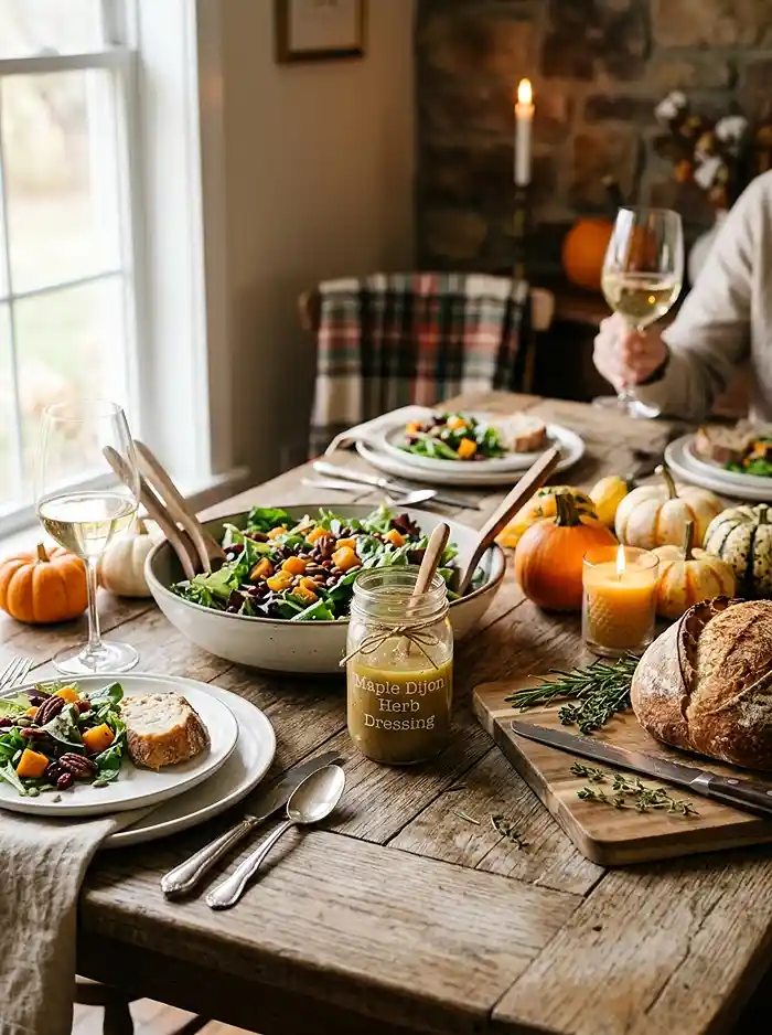 Maple Dijon Herb Dressing 4 salad Dressing
