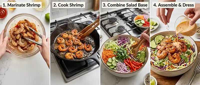 shrimp cabbage salad