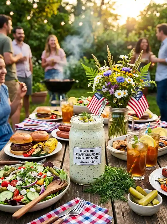 Dill Pickle Yogurt Dressing 4 summer dressing