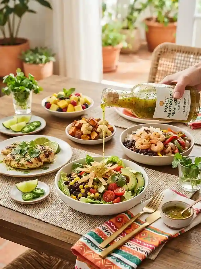 Honey Jalapeno Lime Vinaigrette 4 summer dressing