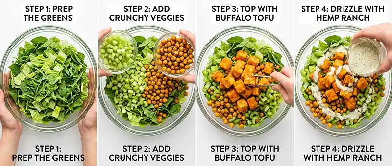 tofu pickle salad