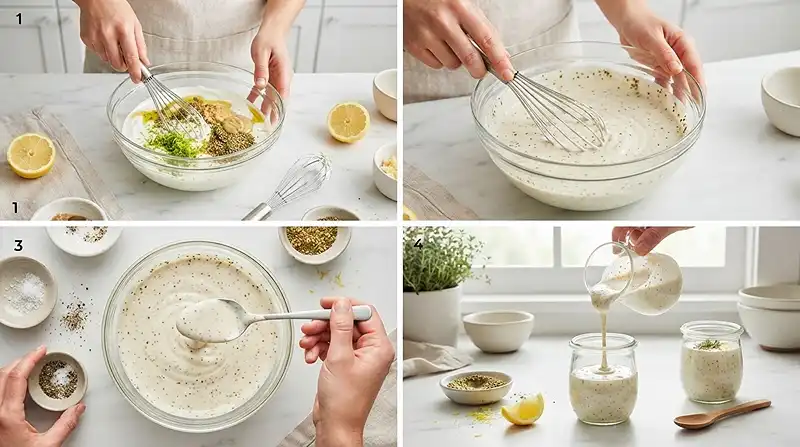 zaatar lemon dressing