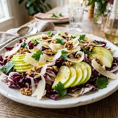 Apple Radicchio Parmesan Salad 5 Apple Radicchio Parmesan Salad